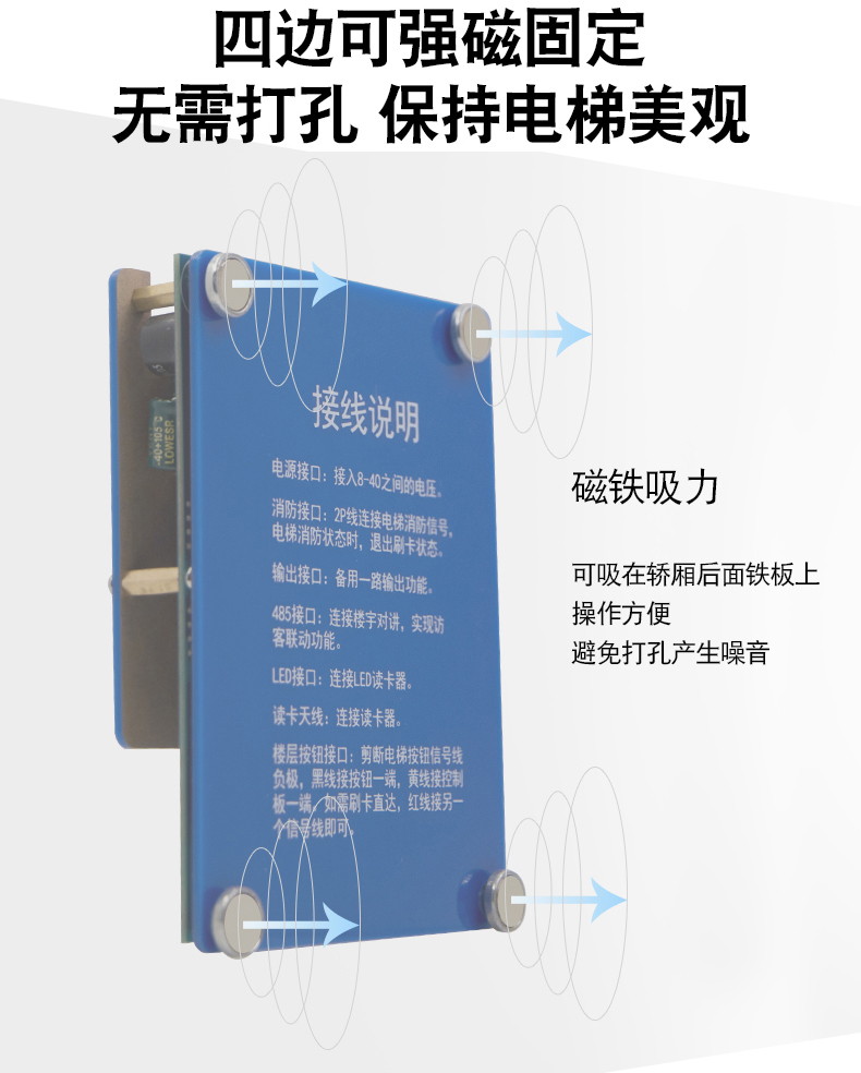 電梯控制板支持IC刷卡4G藍(lán)牙RS485/232消防報警軟件APP小程序開發(fā)