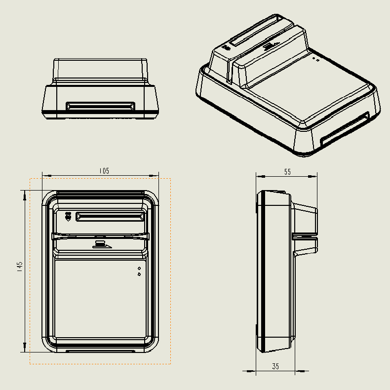 HDOS 華大HD-100智能卡讀寫器 社保卡讀卡器 醫(yī)保卡讀卡器 IC卡讀寫機(jī) 磁條卡身份證讀卡器 （4合1）醫(yī)保卡、磁條卡、就診卡、密碼鍵盤